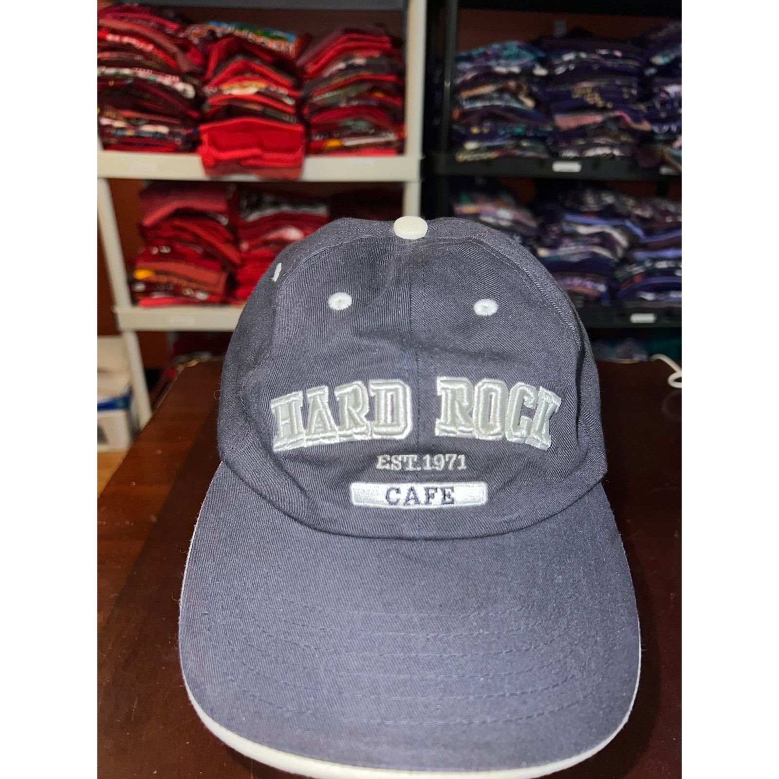 Hard Rock Cafe Hard Rock Cafe Hat Nassau Bahamas Blue Cap Headwear Size ONE SIZE - 2 Thumbnail