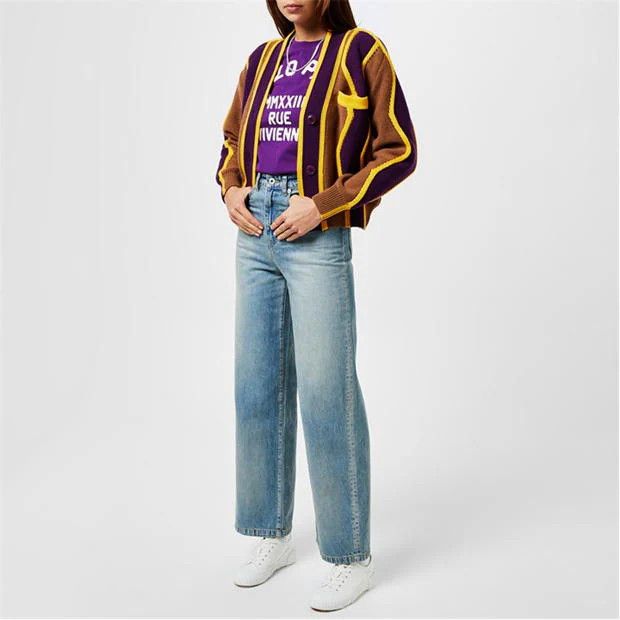 Kenzo o1g2r1mq1024 Stripe Cardigan in Multicolor Size M / US 6-8 / IT 42-44 - 4 Thumbnail