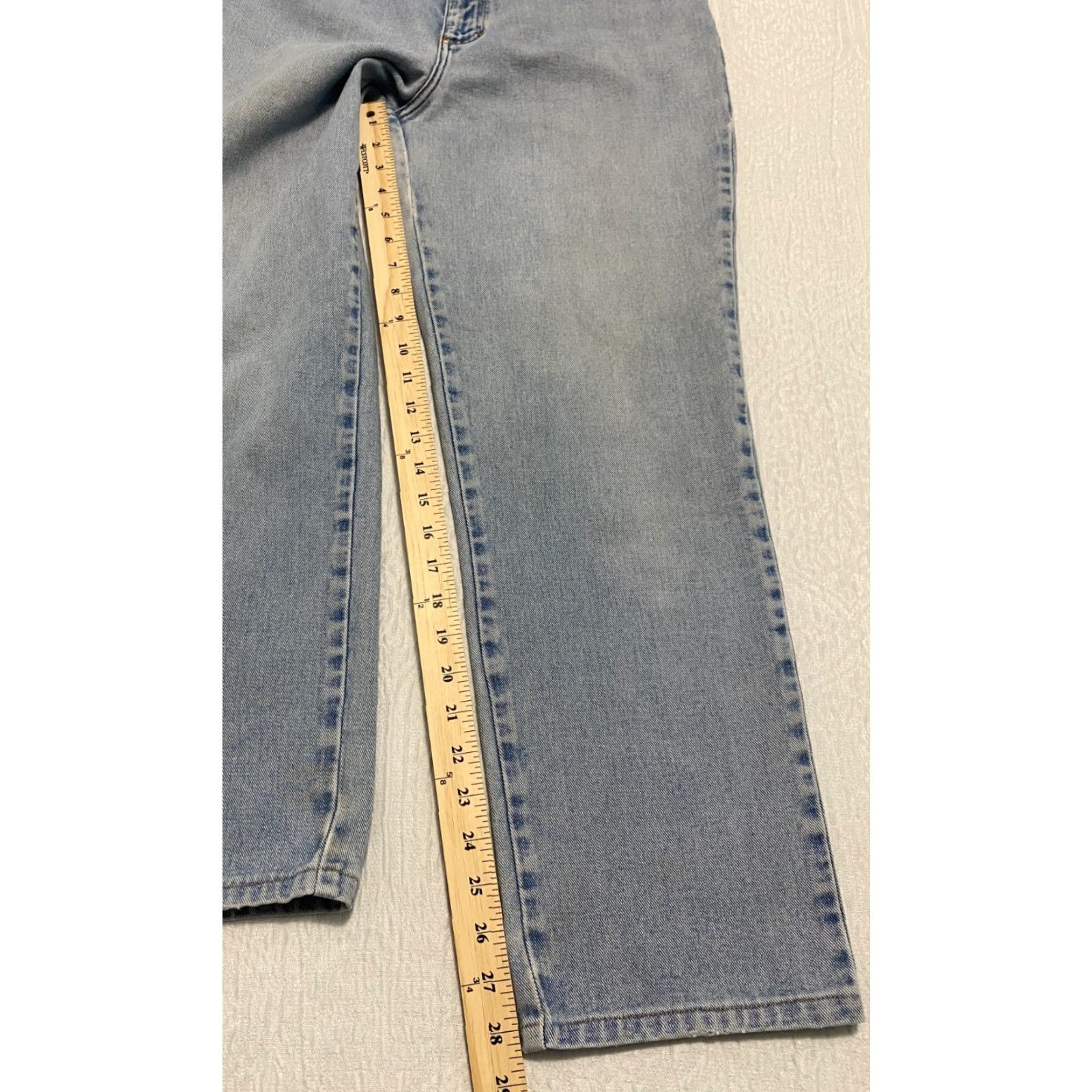 Ralph Lauren VINTAGE Lauren Ralph Lauren Jeans Womens High Rise 10 Blue Straight Size 24" / US 00 / IT 34 - 5 Thumbnail