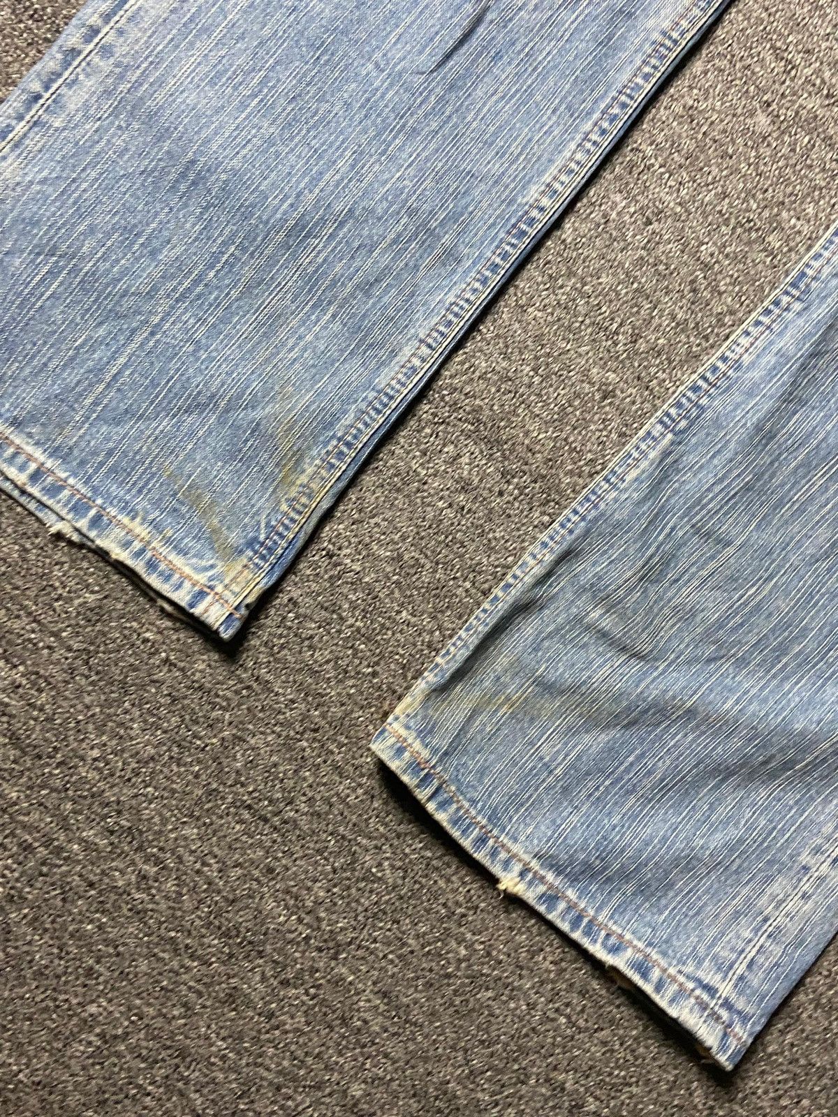 Japanese Brand Liberto XXX Distressed Ripped Denim Jeans (165) Size US 32 / EU 48 - 17 Thumbnail