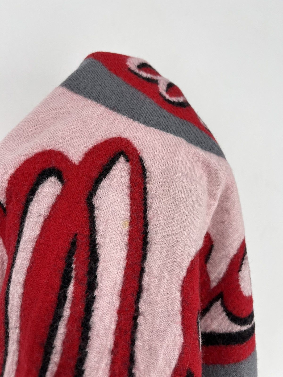 Moschino × Vintage Vintage Drink 335ml Moschino Sweater 100 Wool Lana Size S / US 4 / IT 40 - 10 Thumbnail