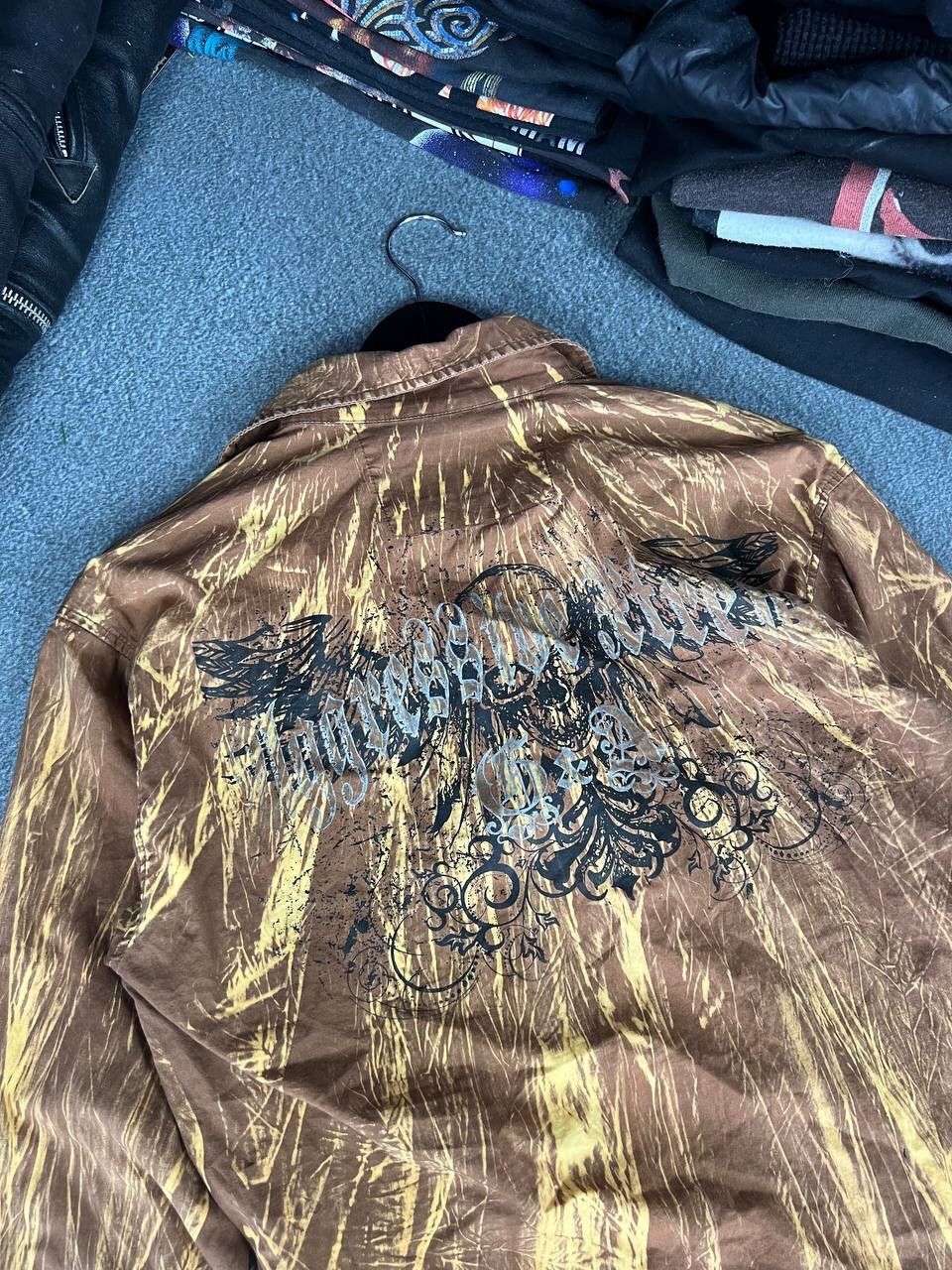 Affliction Y2K Affliction Style Skull Logo Grunge Shirt Size US M / EU 48-50 / 2 - 7 Thumbnail