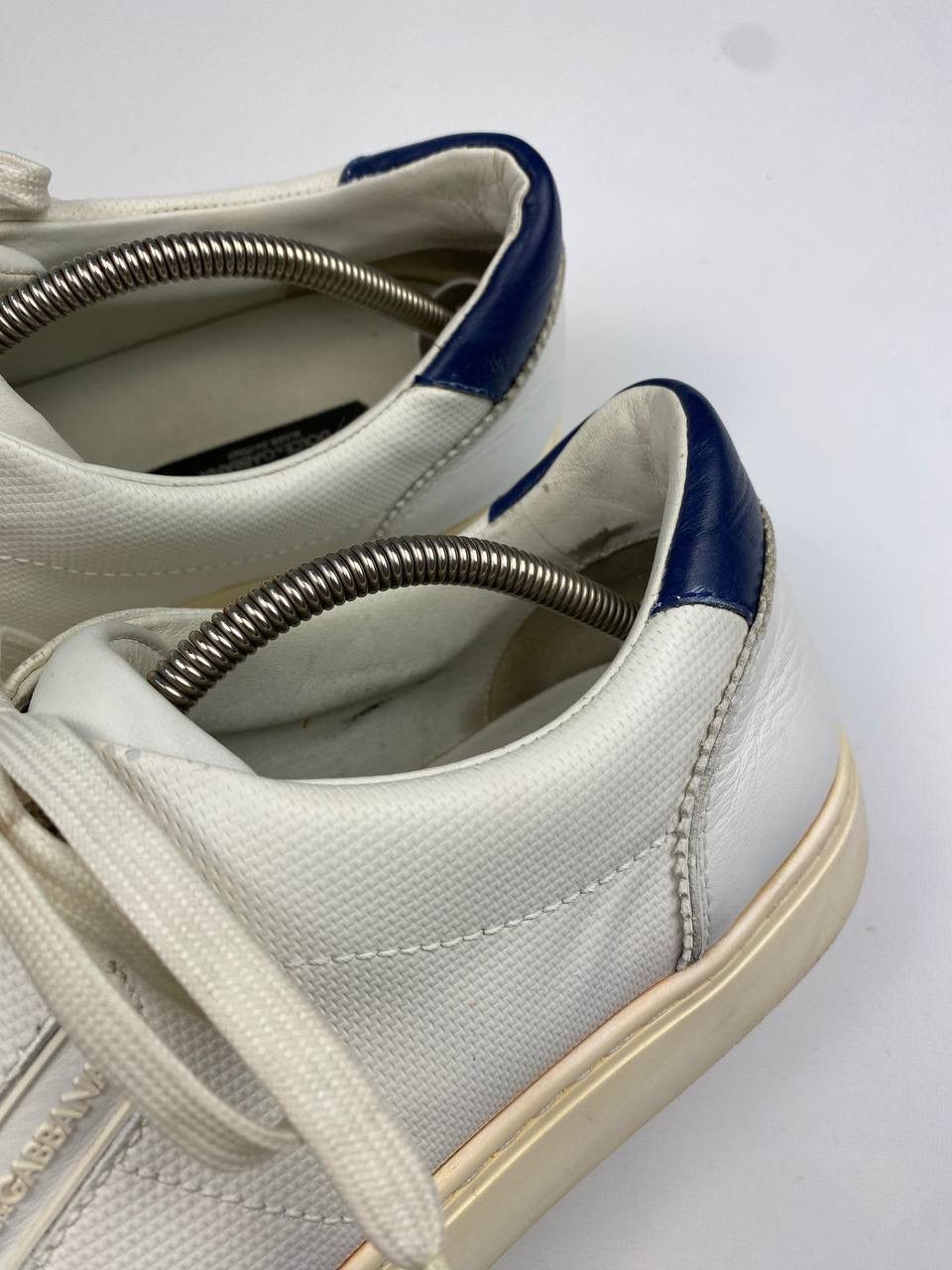 Dolce & Gabbana × Vintage DOLCE GABBANA MENS LEATHER SNEAKERS CASUAL SHOES Size US 7 / EU 40 - 6 Thumbnail