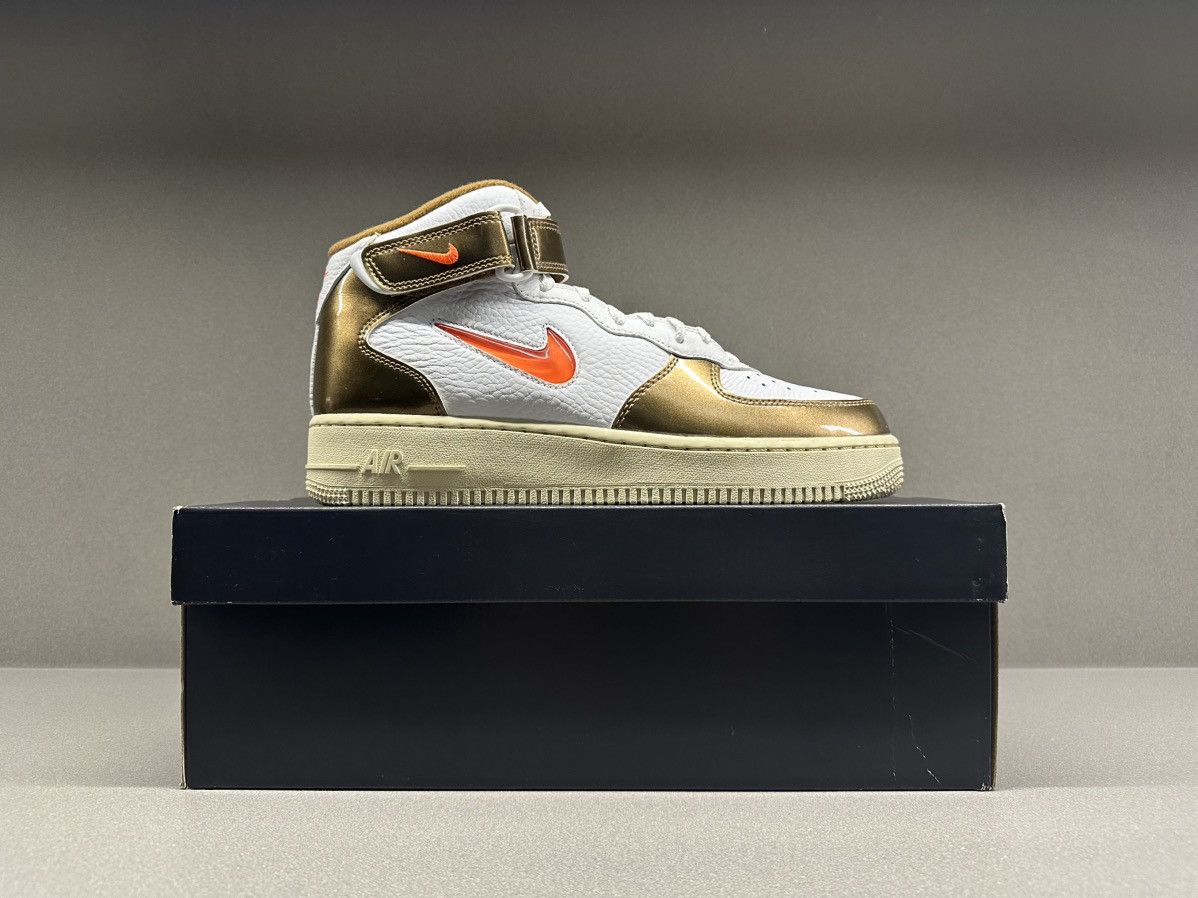 Nike Nike Air Force 1 Mid Qs Jewel Ale Brown Size US 11 / EU 44 - 3 Thumbnail