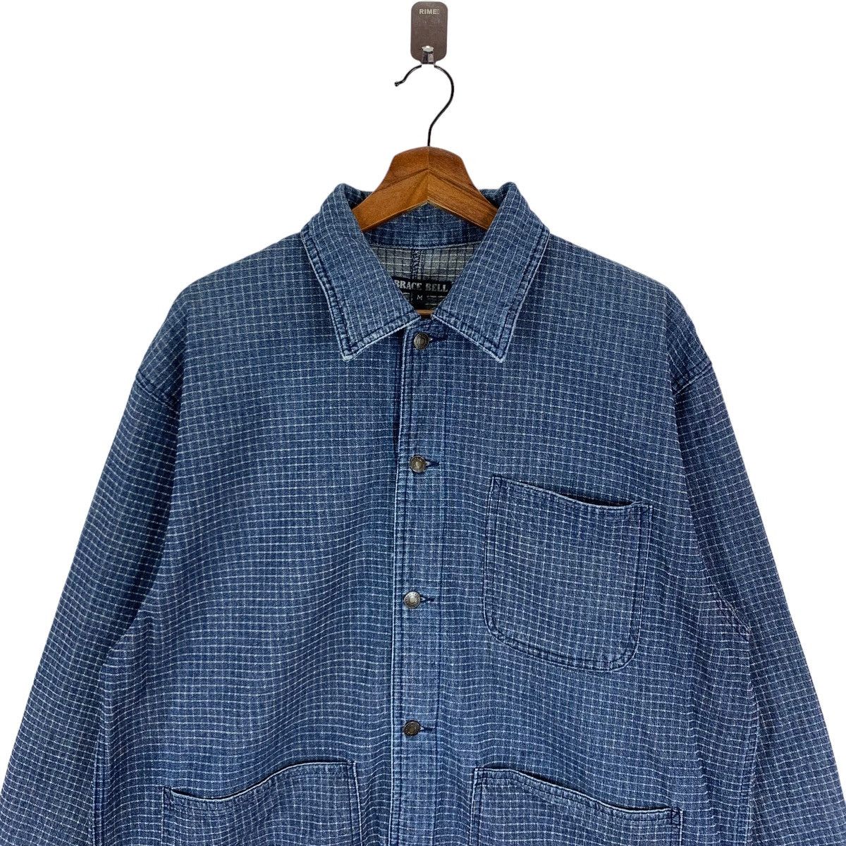 Vintage VINTAGE BRACE BELL DENIM BUTTON JACKET Size US M / EU 48-50 / 2 - 3 Thumbnail