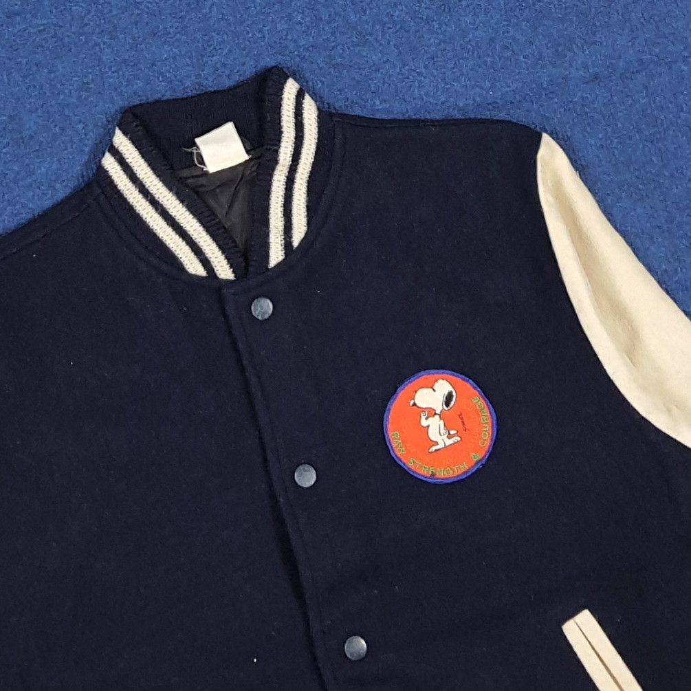 Vintage Vintage Snoopy Peanuts Varsity Letterman Jacket C308N28 Size US S / EU 44-46 / 1 - 2 Thumbnail