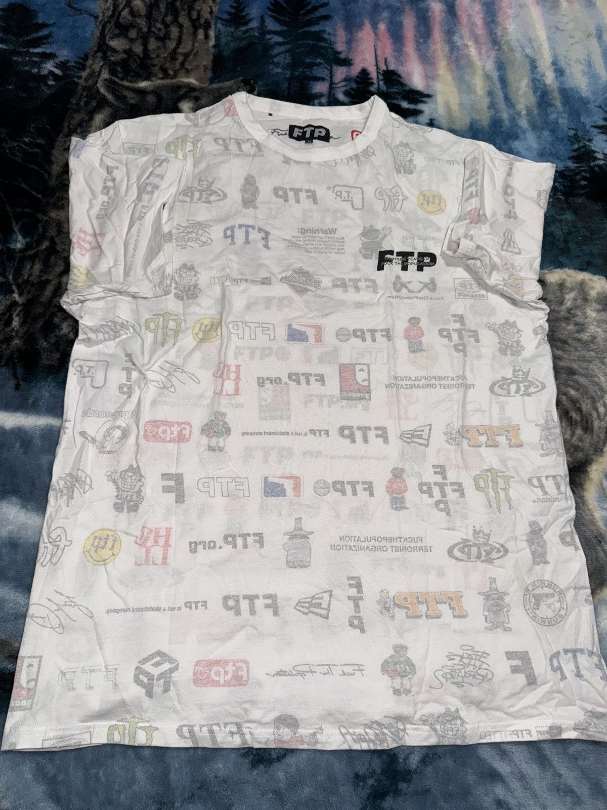 Fuck The Population FTP 13 Year Archive Tee White Size US XXL / EU 58 / 5 - 4 Thumbnail