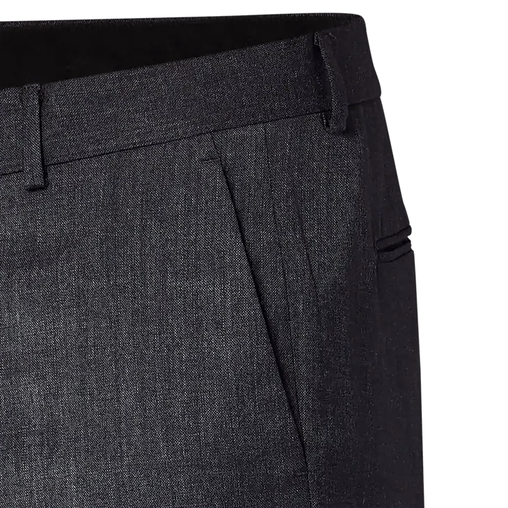 Louis Vuitton Single-Breasted Wool Blend Pont Neuf Suit - 54 XL Size 54L - 5 Thumbnail