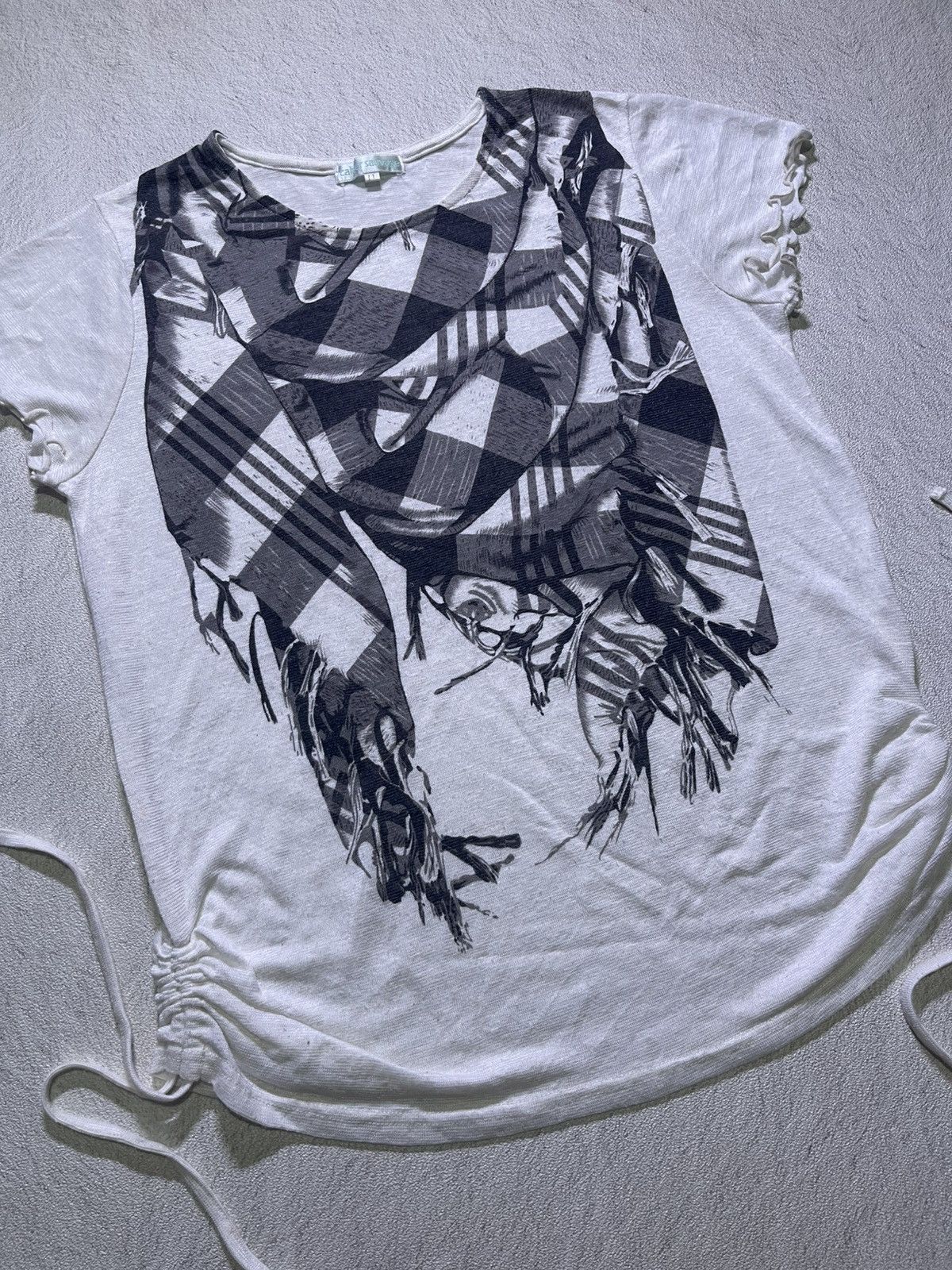 Japanese Brand Y2K CAHER SAUVAGE short sleeve tshirt women's Size M / US 6-8 / IT 42-44 - 2 Thumbnail