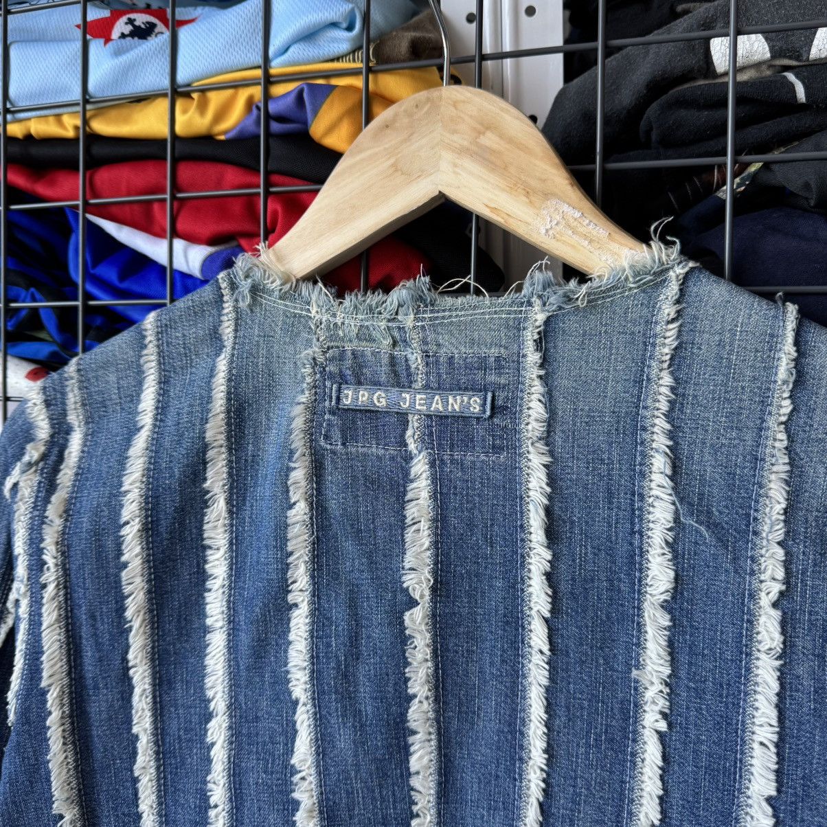 Vintage Jean Paul Gaultier JPG Fray Denim Jacket Size M / US 6-8 / IT 42-44 - 9 Thumbnail