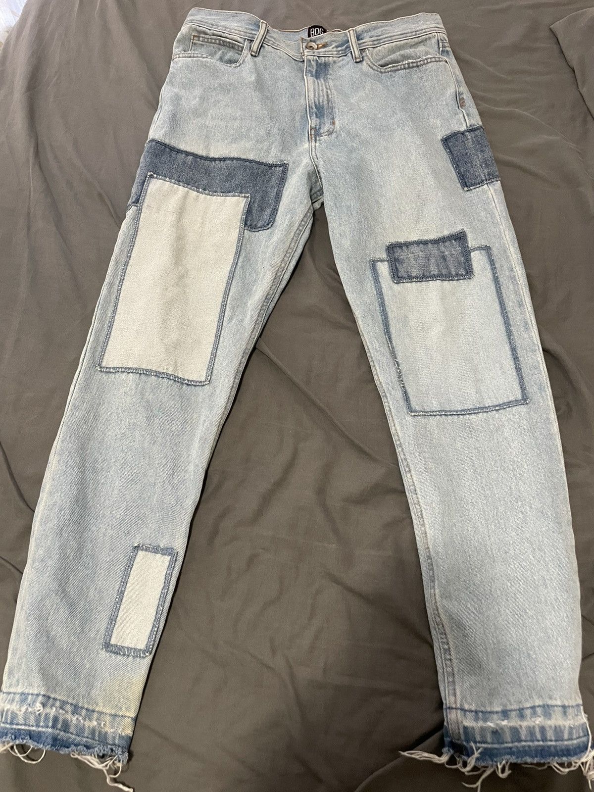Bdg × Urban Outfitters Urban outfitters bdg patch work jeans Size US 34 / EU 50 - 1 Thumbnail