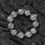 Japanese Brand × Jewelry 12 mm Round Zircon bracelet Size ONE SIZE - 2 Thumbnail
