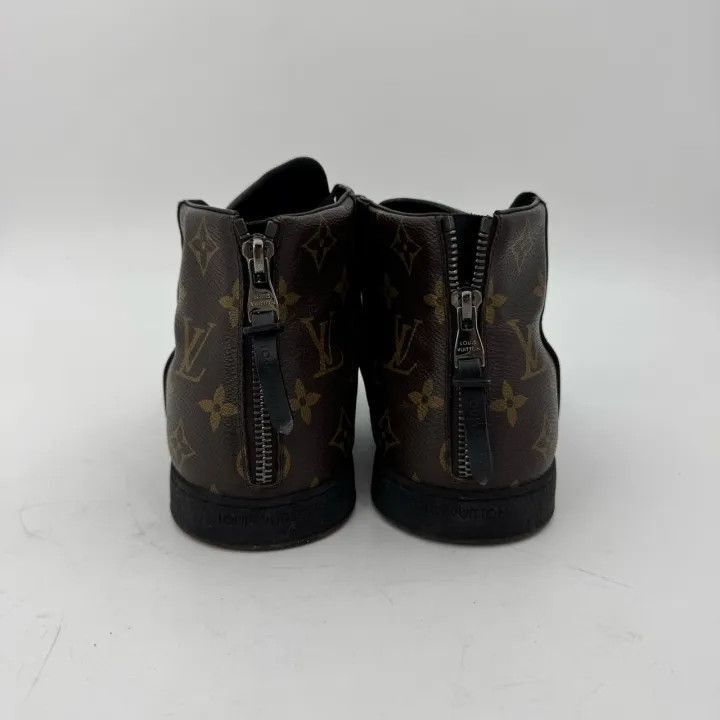Louis Vuitton Louis Vuitton Black High-Top Lace-Up Sneakers -2508 Size US 8.5 / EU 41-42 - 3 Thumbnail