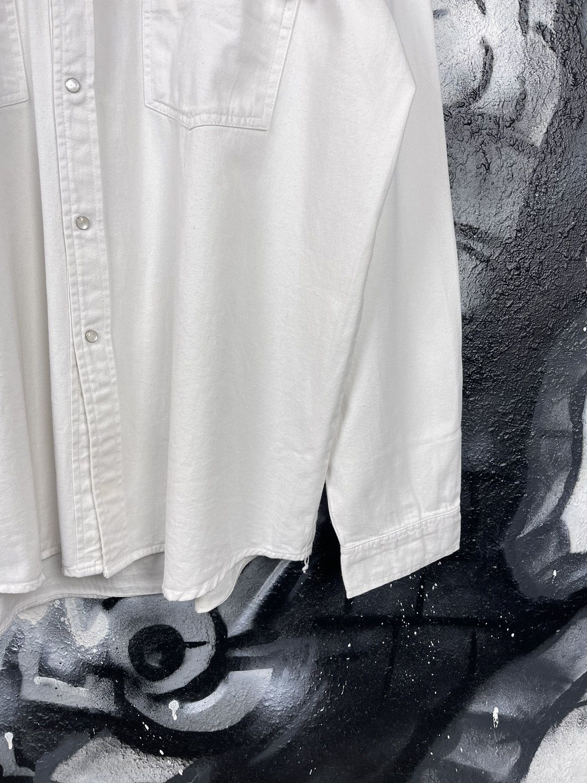 Levi's Vintage Levi’s Western White Shirt Long Sleeve Men’s Size XL Size US XL / EU 56 / 4 - 6 Thumbnail