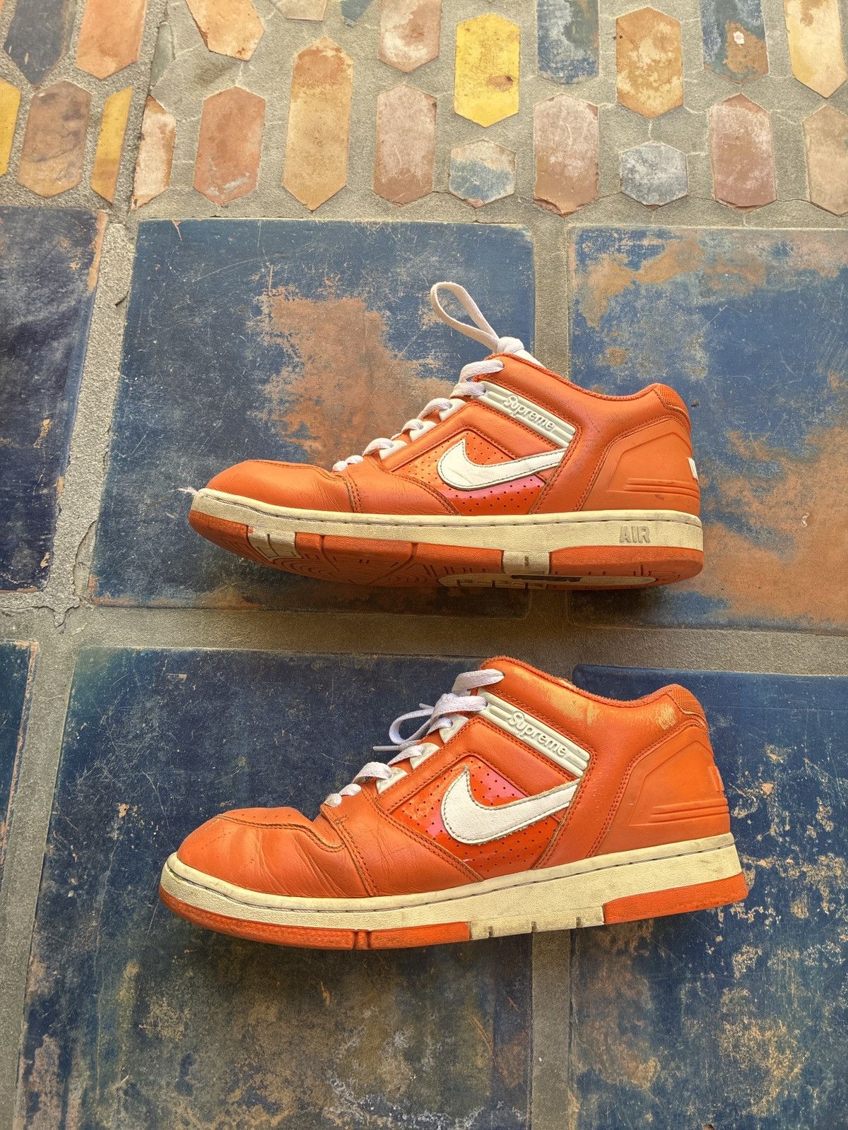 Supreme Supreme orange air force 2 Size US 10.5 / EU 43-44 - 2 Thumbnail