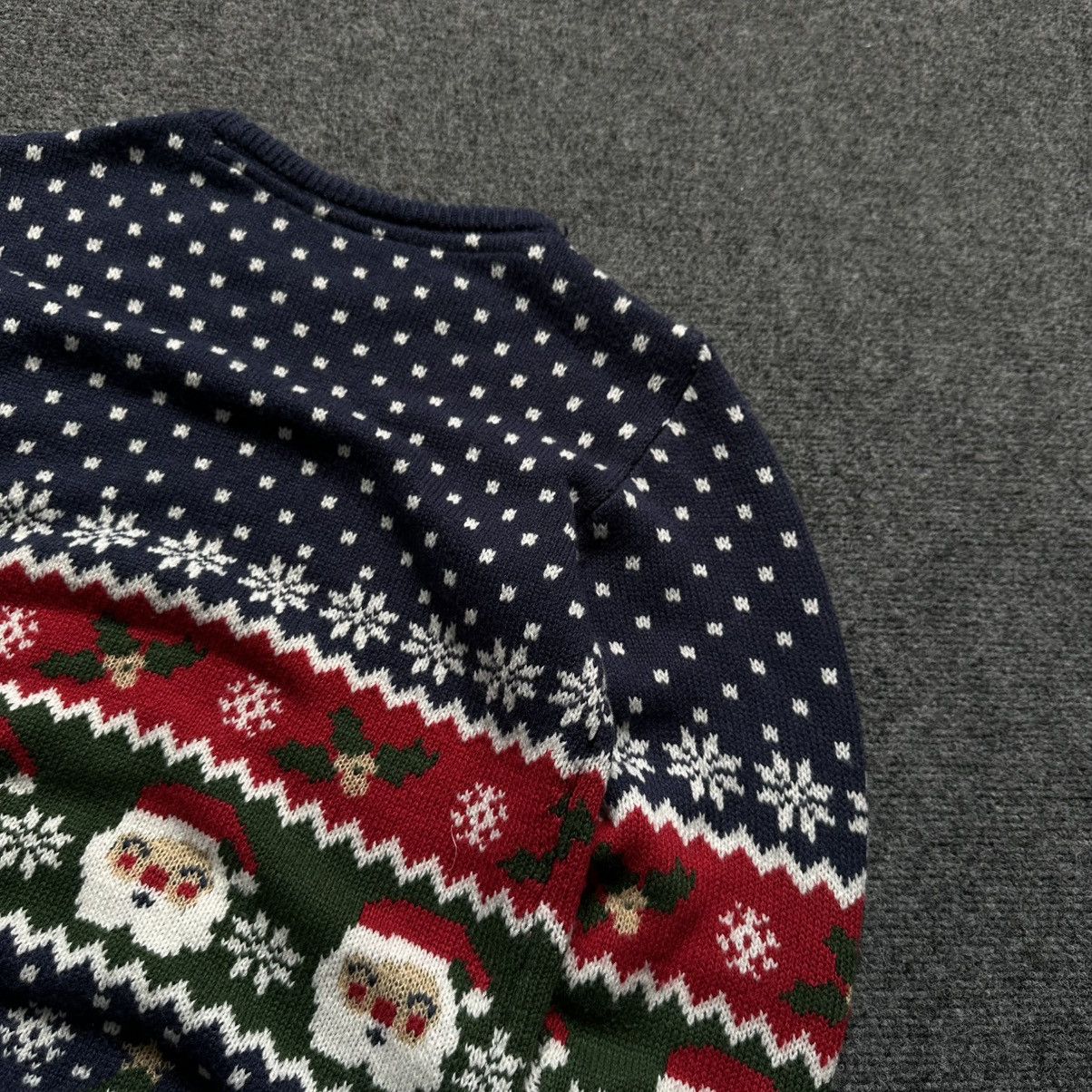 Aran Isles Knitwear VTG Kids Man Lily & Dan 11-12 Years Knit Wool Sweater Y2K Size US XXS / EU 40 - 14 Thumbnail