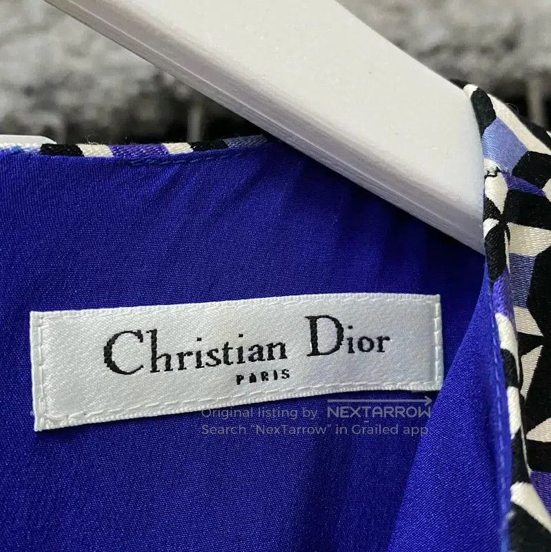 Dior Dior Sleeveless Summer Blue Dress . Size XXS / US 00 / IT 34 - 5 Thumbnail