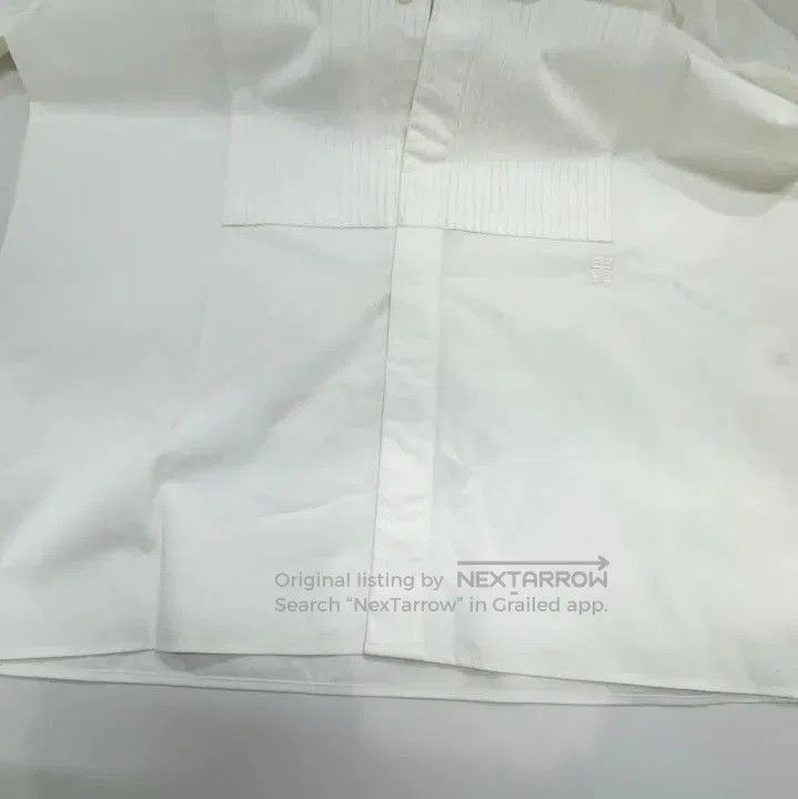 Givenchy Givenchy SS23 Men's White Lace Collar Long Sleeve Shirt. Size US XXS / EU 40 - 3 Thumbnail