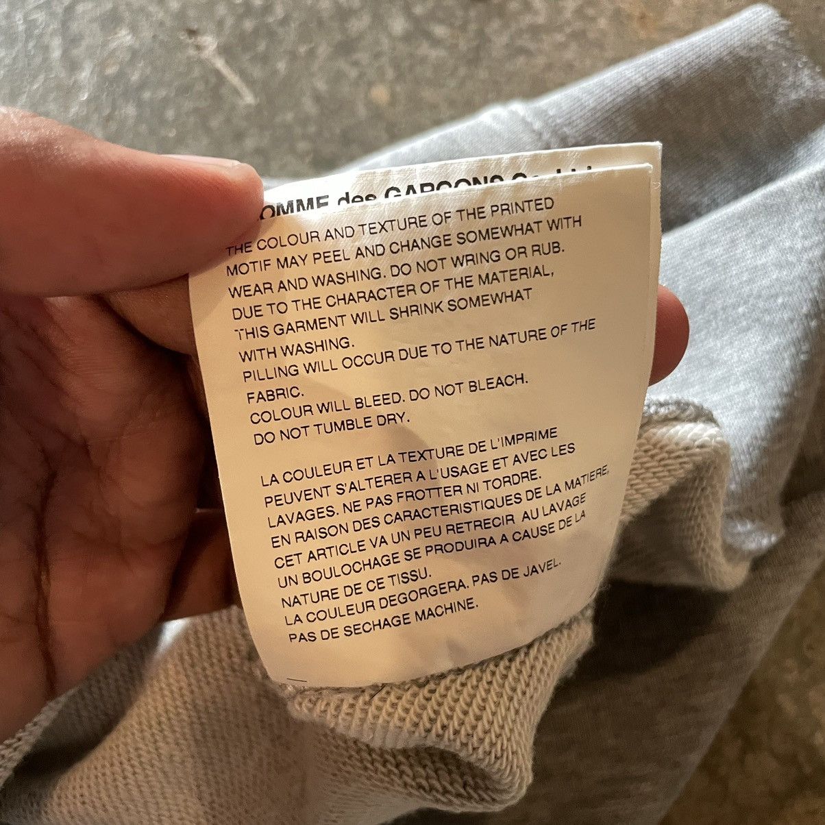 CDG by Comme des Garcons CDG HOODIE SWEATSHIRT COMME des GARCONS Size US M / EU 48-50 / 2 - 7 Thumbnail
