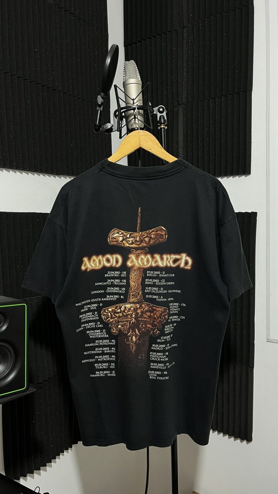 Vintage Amon amarth vintage 90’s band tee Size US XL / EU 56 / 4 - 3 Thumbnail