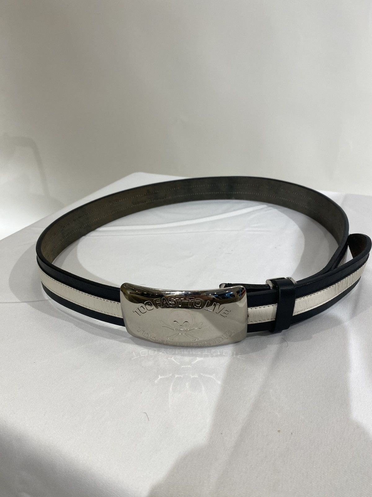 Vivienne Westwood VIVIENNE WESTWOOD TOO FAST TO LIVE TOO YOUNG TO DIE BELT Size 36 - 4 Thumbnail