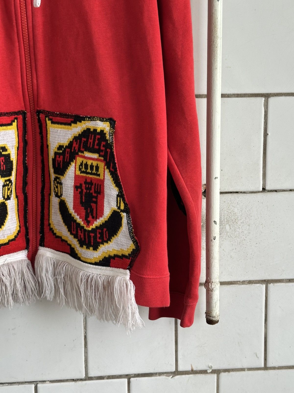 Nike Vintage Japanese Style Nike & Manchester United Custom Zip Size US M / EU 48-50 / 2 - 6 Thumbnail