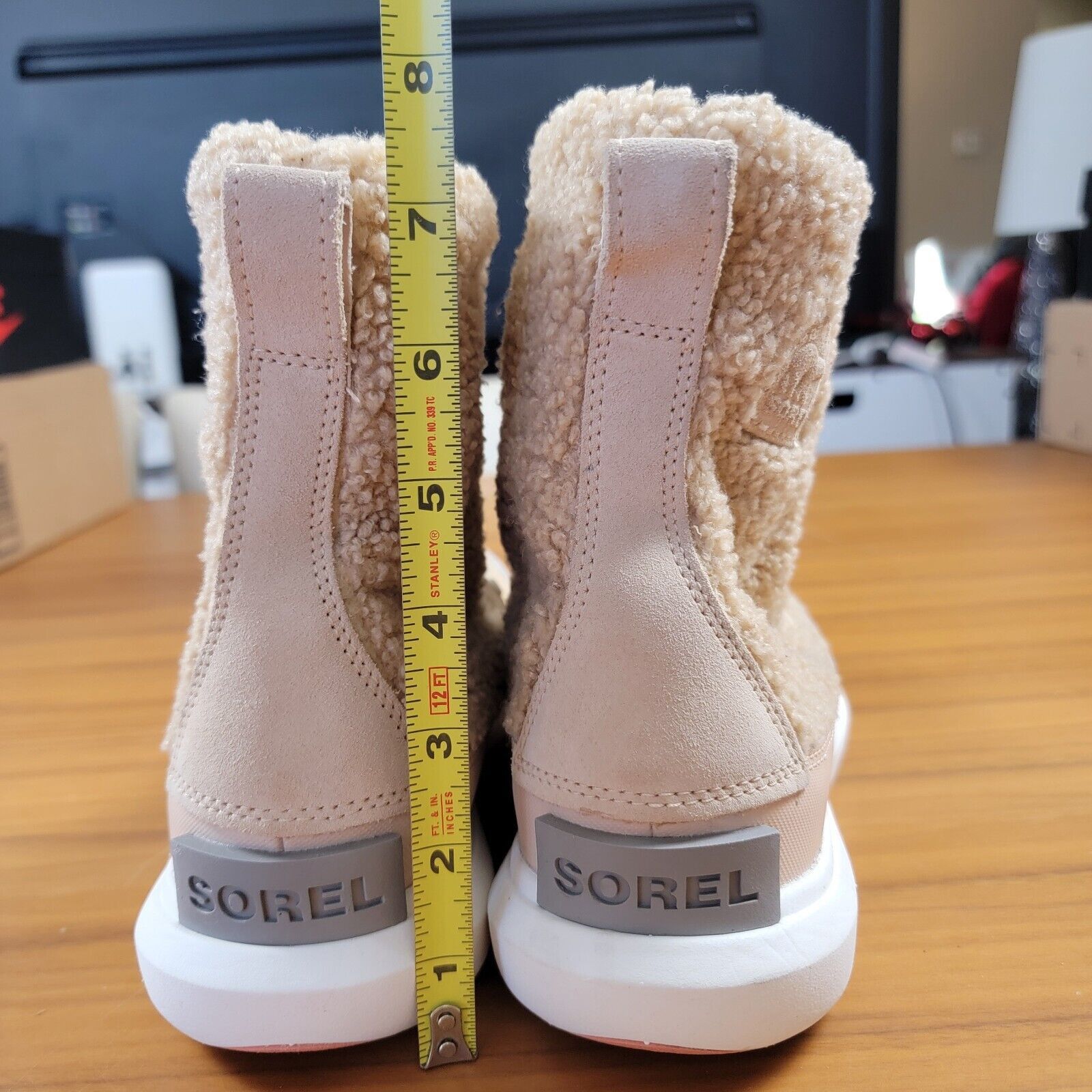 SOREL SOREL Explorer II Joan Cozy Boots Size 8.5 Beige NL4455-260 Size US 8.5 / IT 38.5 - 7 Thumbnail