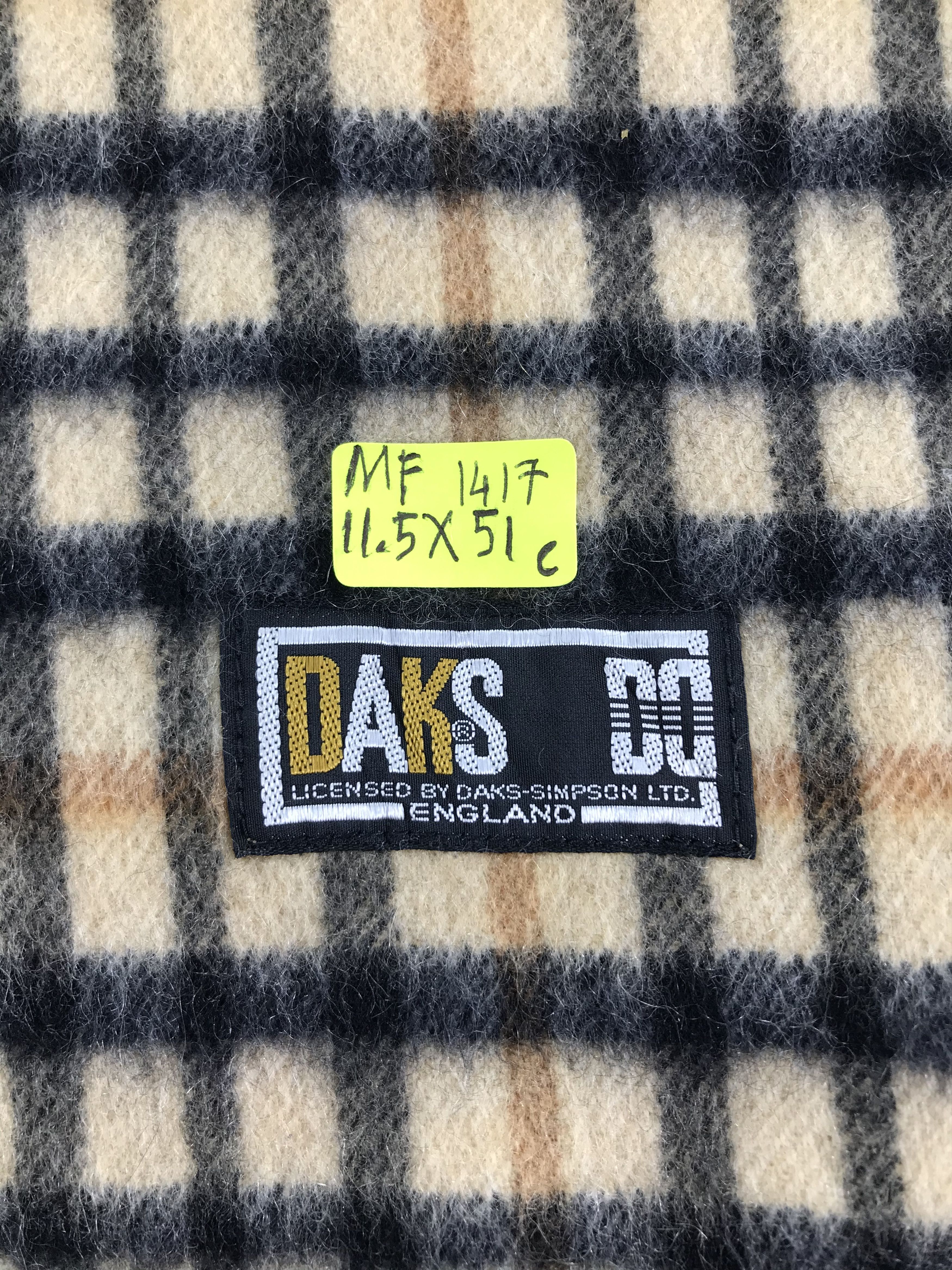 DAKS Vintage Daks Scarf/Muffler/Neckwear MF1417 Size ONE SIZE - 4 Thumbnail