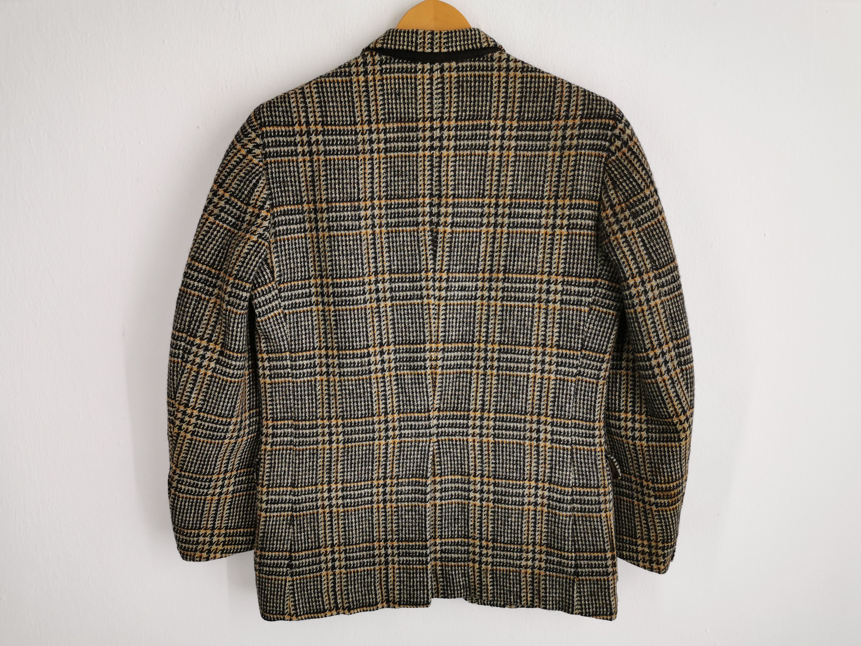 Harris Tweed Vintage 90's Harris Tweed Coat Wool Jacket Made In Japan Size US M / EU 48-50 / 2 - 3 Thumbnail