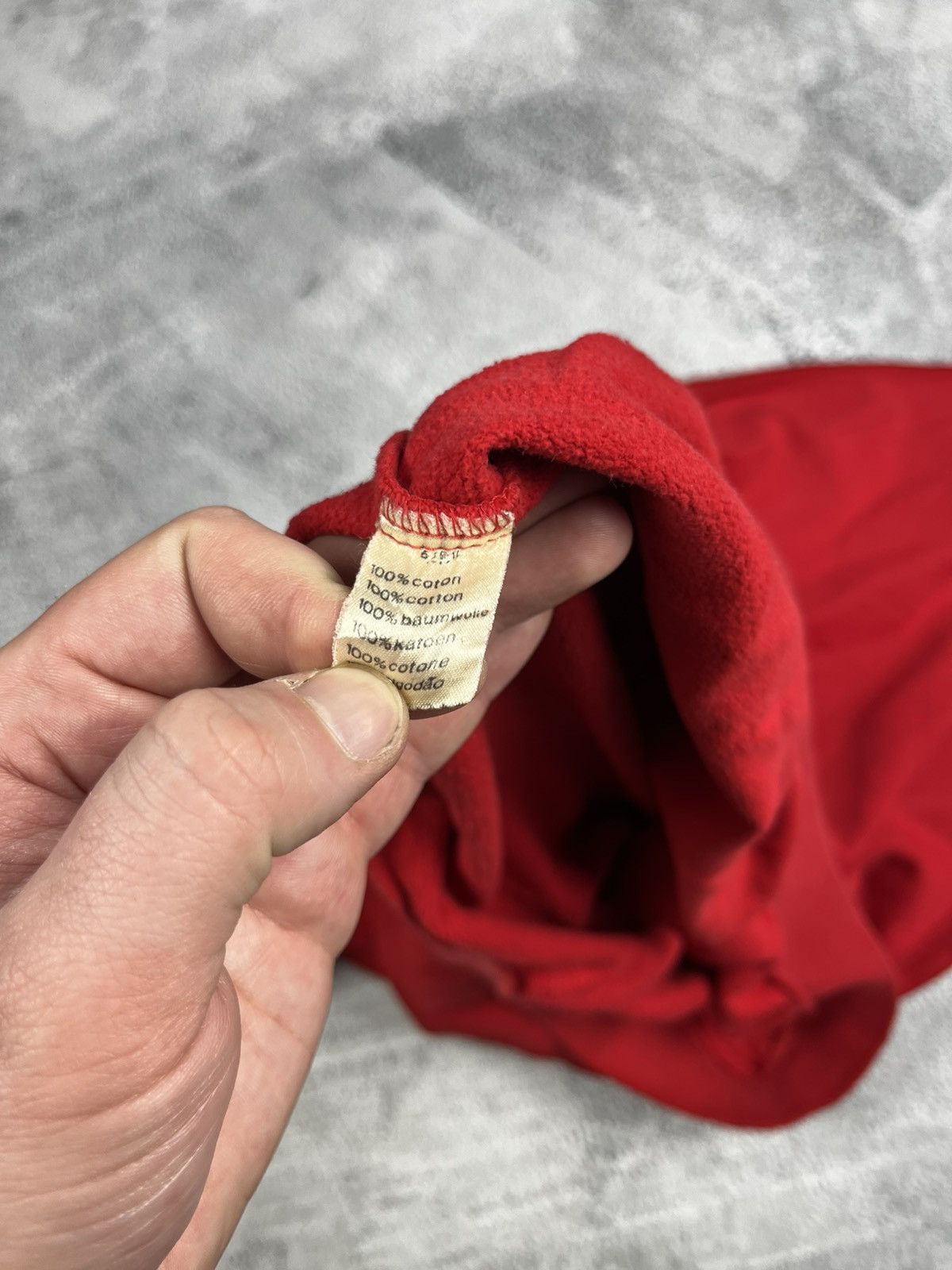 Lacoste Lacoste distressed sweatshirt vintage made France Size US L / EU 52-54 / 3 - 16 Thumbnail