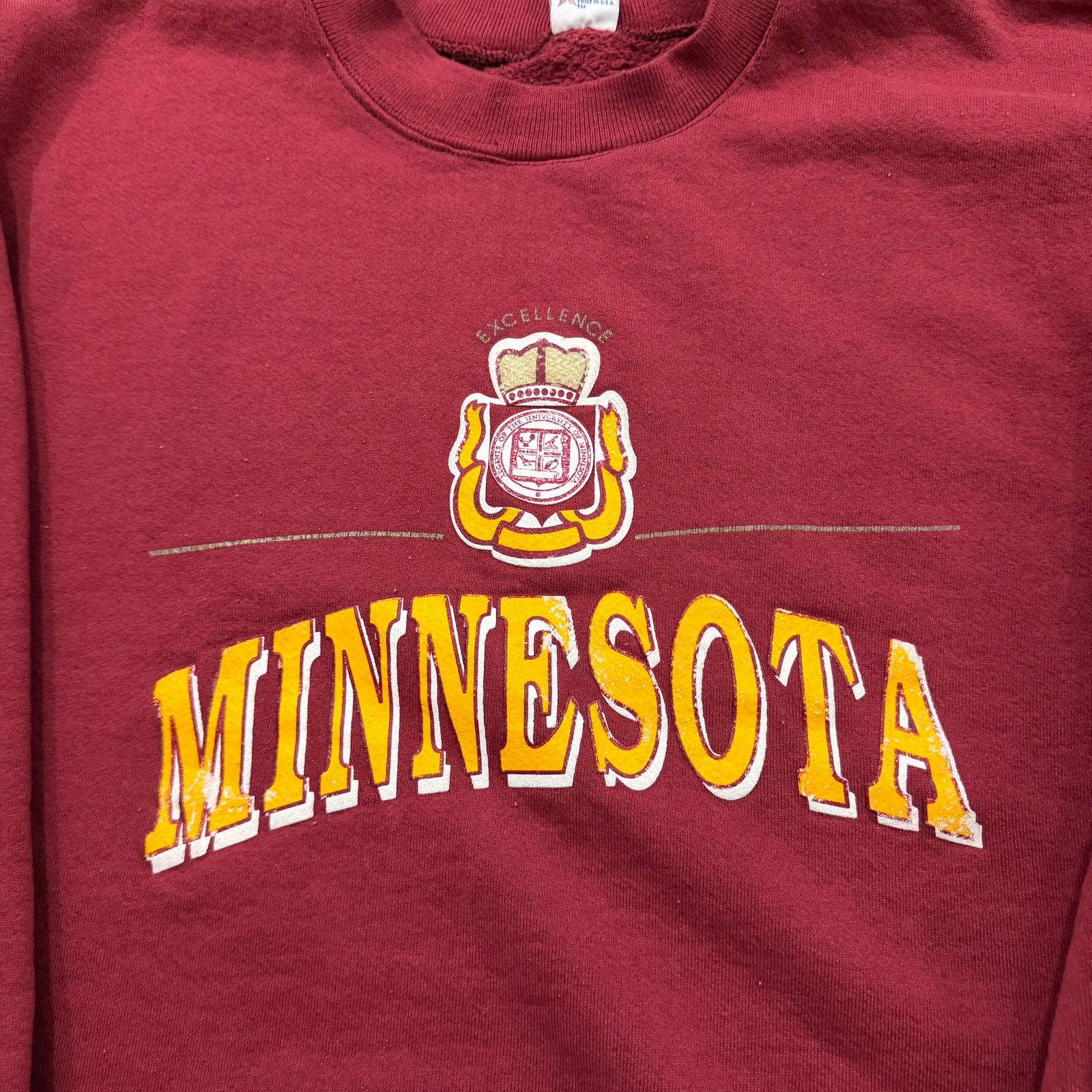 Vintage Vintage University of Minnesota Golden Gophers Sweatshirt Size US L / EU 52-54 / 3 - 3 Thumbnail