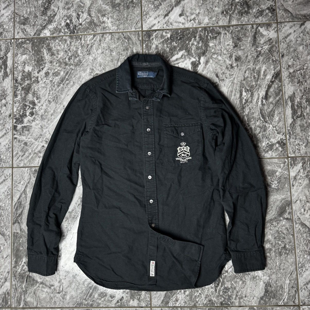 Polo Ralph Lauren × Vintage Polo Ralph Lauren Black Shirt Vintage Size US S / EU 44-46 / 1 - 1 Thumbnail