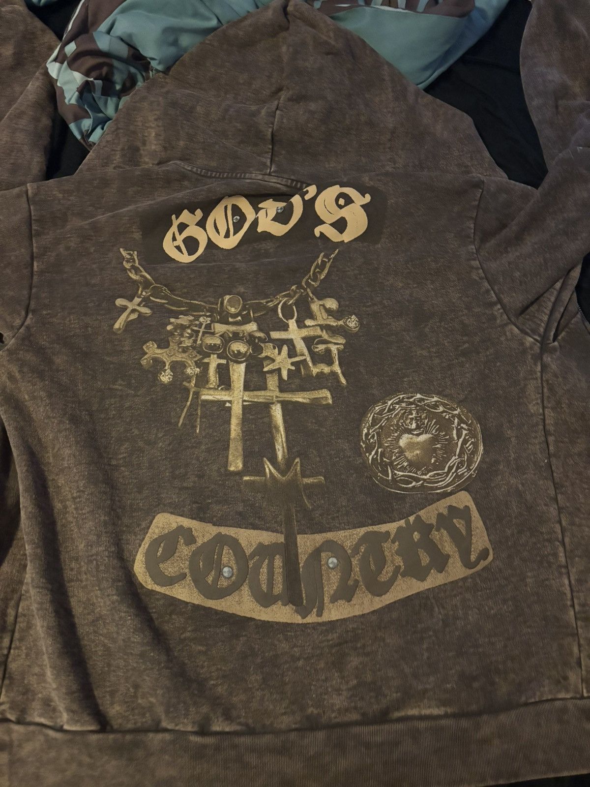 Travis Scott Cactus Jack by Travis Scott God's Country Zip Hoodie 'Brown' Size US XL / EU 56 / 4 - 8 Thumbnail