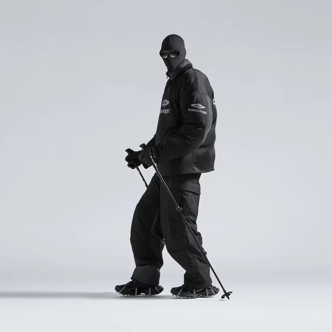 Balenciaga o1tr1nto0525 3XL Ski Sneakers in Black Size US 6 / EU 39 - 8 Thumbnail