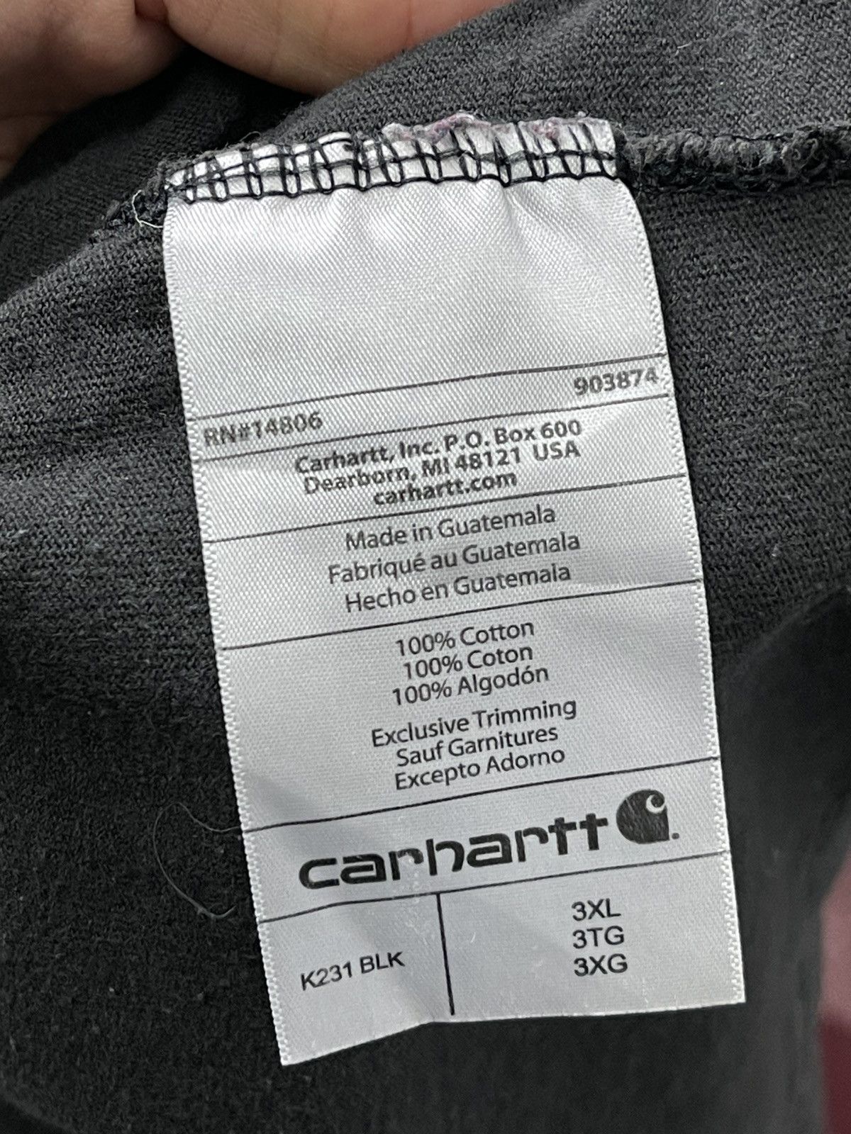 Carhartt Carhartt 3XL Size Long Sleeve Shirt Size US XXL / EU 58 / 5 - 10 Thumbnail