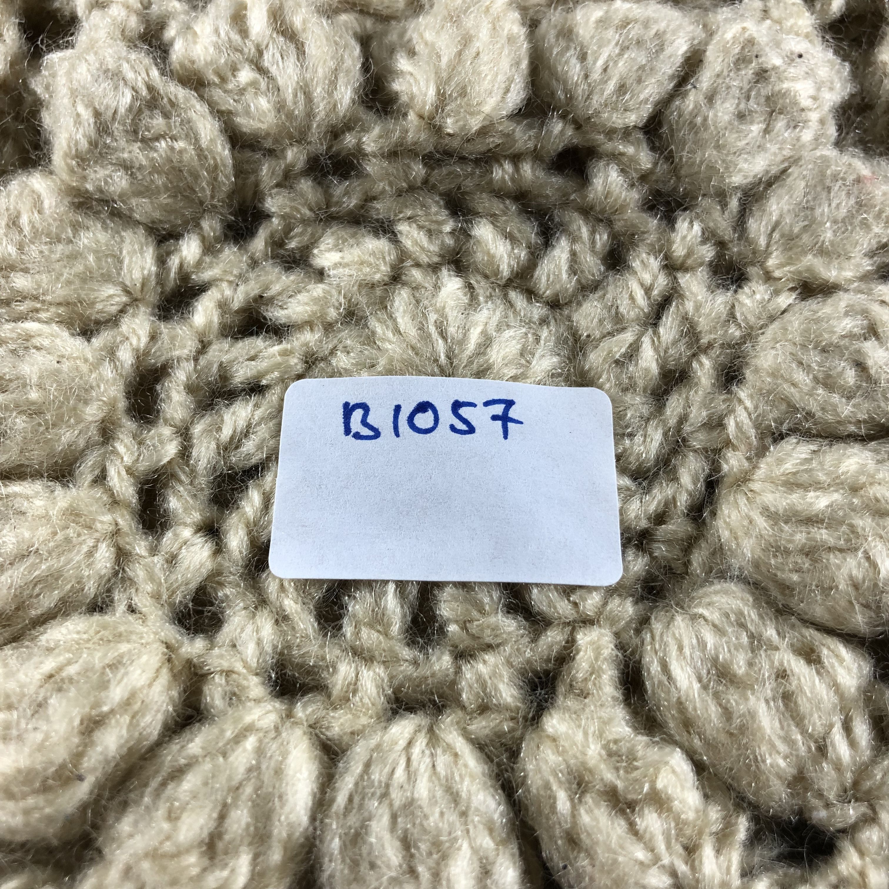 Vintage Floral Knit Crochet Wool Beanie Snowcap Snow Hat B1057 Size ONE SIZE - 6 Thumbnail