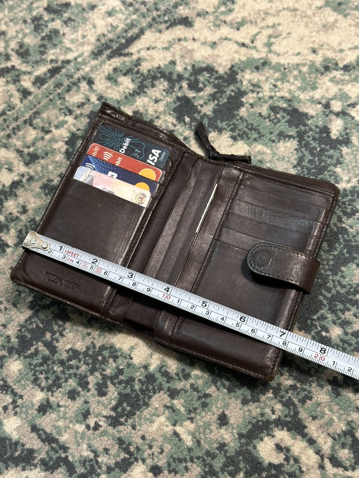 Bottega Veneta Bottega Veneta Intrecciato Brown Leather Zipper Wallet Size ONE SIZE - 18 Thumbnail