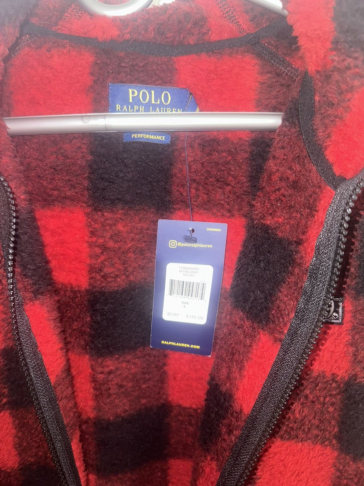 Polo Ralph Lauren Polo Ralph Lauren Polyester shearpa zip up hoodie Size US L / EU 52-54 / 3 - 4 Thumbnail