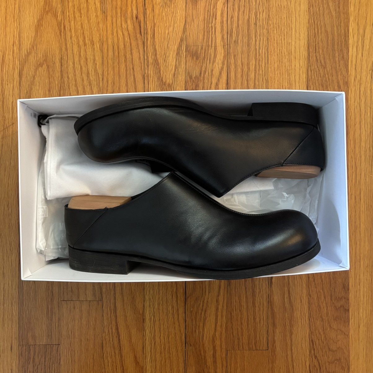 Moschino Black Cobbler Calf Shootie Size US 11 / EU 44 - 1 Thumbnail
