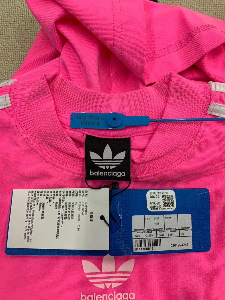 Balenciaga Balenciaga Striped Logo printed round neck short sleeve T- Size XS / US 0-2 / IT 36-38 - 5 Thumbnail