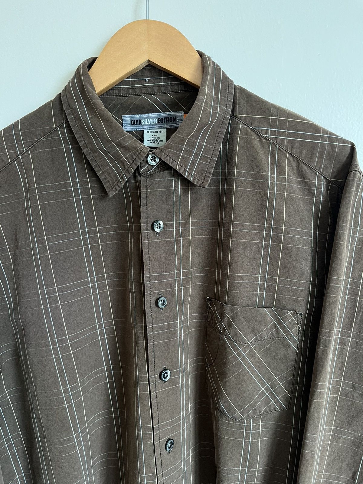 Quiksilver × Vintage Vintage 00’s Quicksilver Edition Surf Style Shirt Size US L / EU 52-54 / 3 - 2 Thumbnail