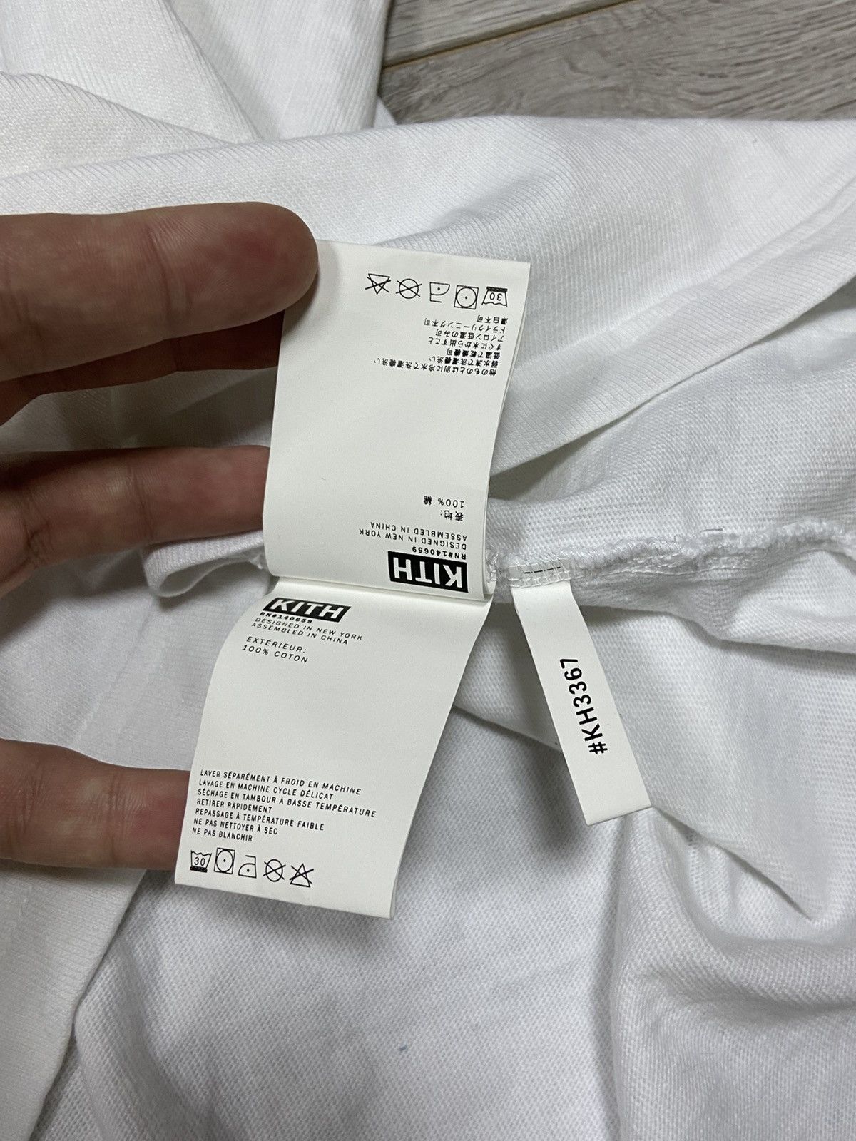 Kith Kith - Longsleeve centr logo (White/Black) Size US S / EU 44-46 / 1 - 7 Thumbnail