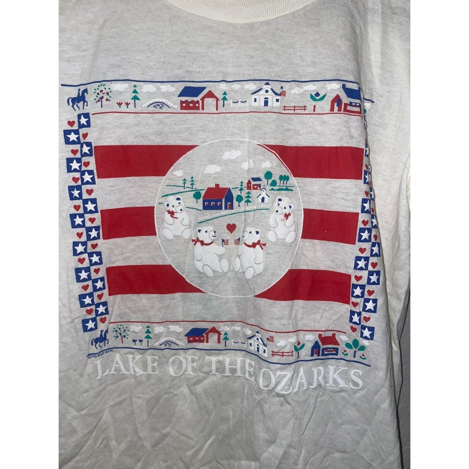 Jerzees Vintage Lake Of The Ozarks Shirt Gatlinburg Test Print Tee Size US M / EU 48-50 / 2 - 2 Thumbnail