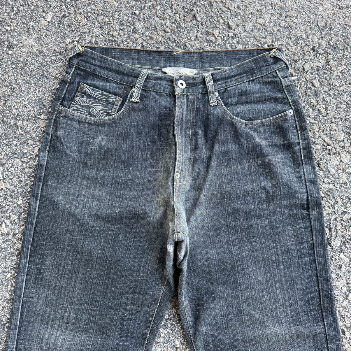 Japanese Brand × Jean × Vintage VINTAGE GUMU INTERNATIONAL BLACK JEAN DENIM PANTS Size US 32 / EU 48 - 3 Thumbnail