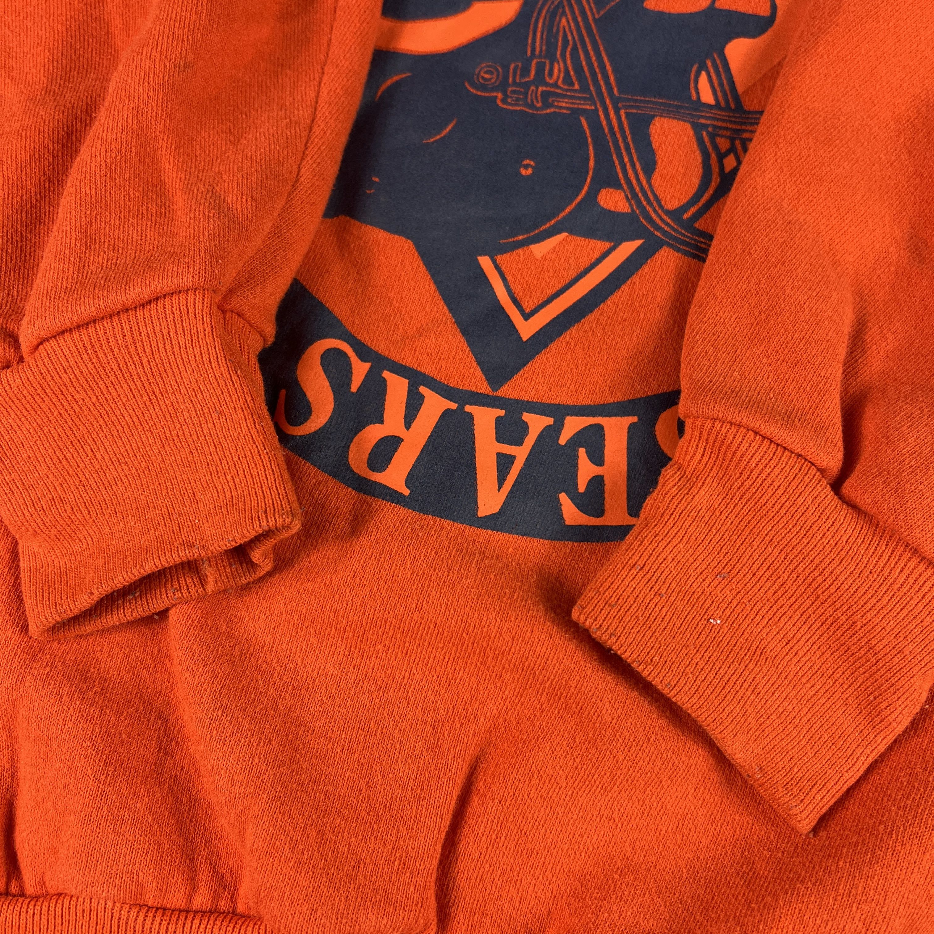 Jerzees × NFL × Vintage VTG 80s Chicago Bears Football Sweatshirt Orange Crewneck Size US M / EU 48-50 / 2 - 6 Thumbnail