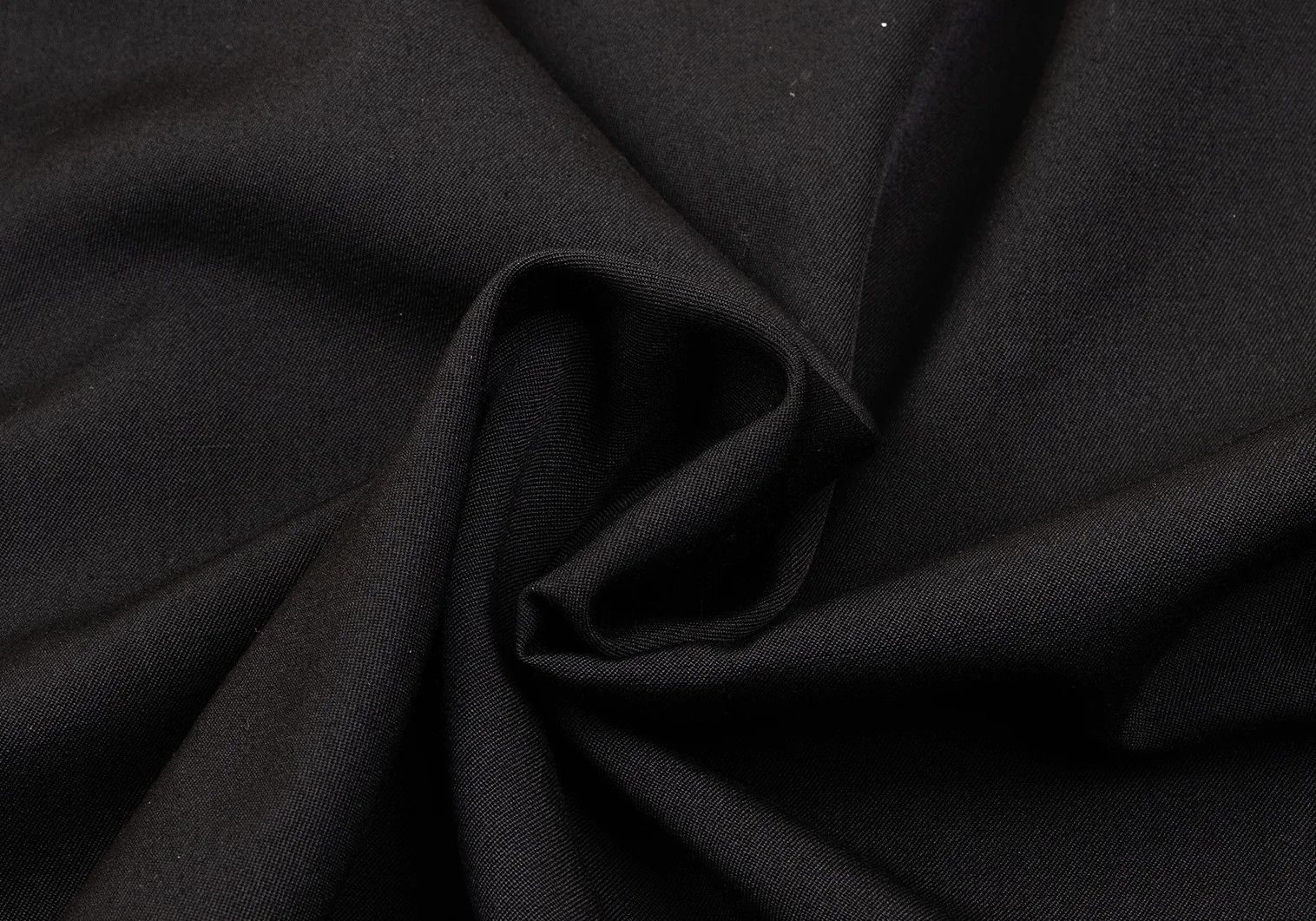 Yohji Yamamoto Yohji Yamamoto Black Wool Gabardine Long Coat Size US L / EU 52-54 / 3 - 13 Thumbnail