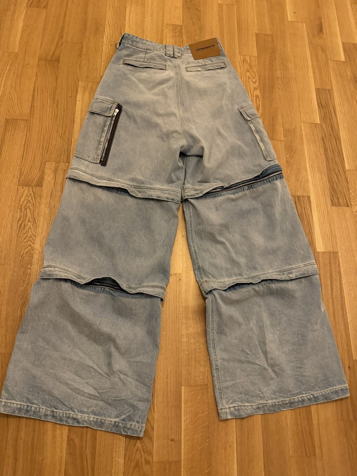 image of Haute Couture Vetements Transformer Pants in Denim, Men's (Size 26)
