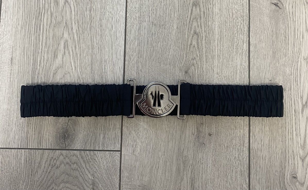 image of Moncler Elastic Belt in Black, Men's