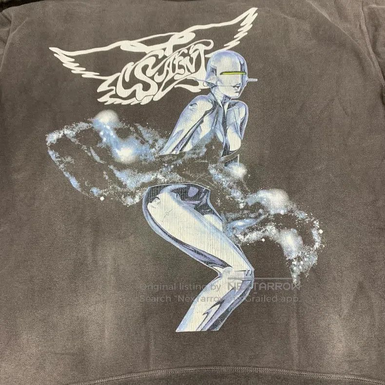 Saint Michael Saint Michael Kongshanji Signature Washed Printed Sweatshi Size US L / EU 52-54 / 3 - 8 Thumbnail