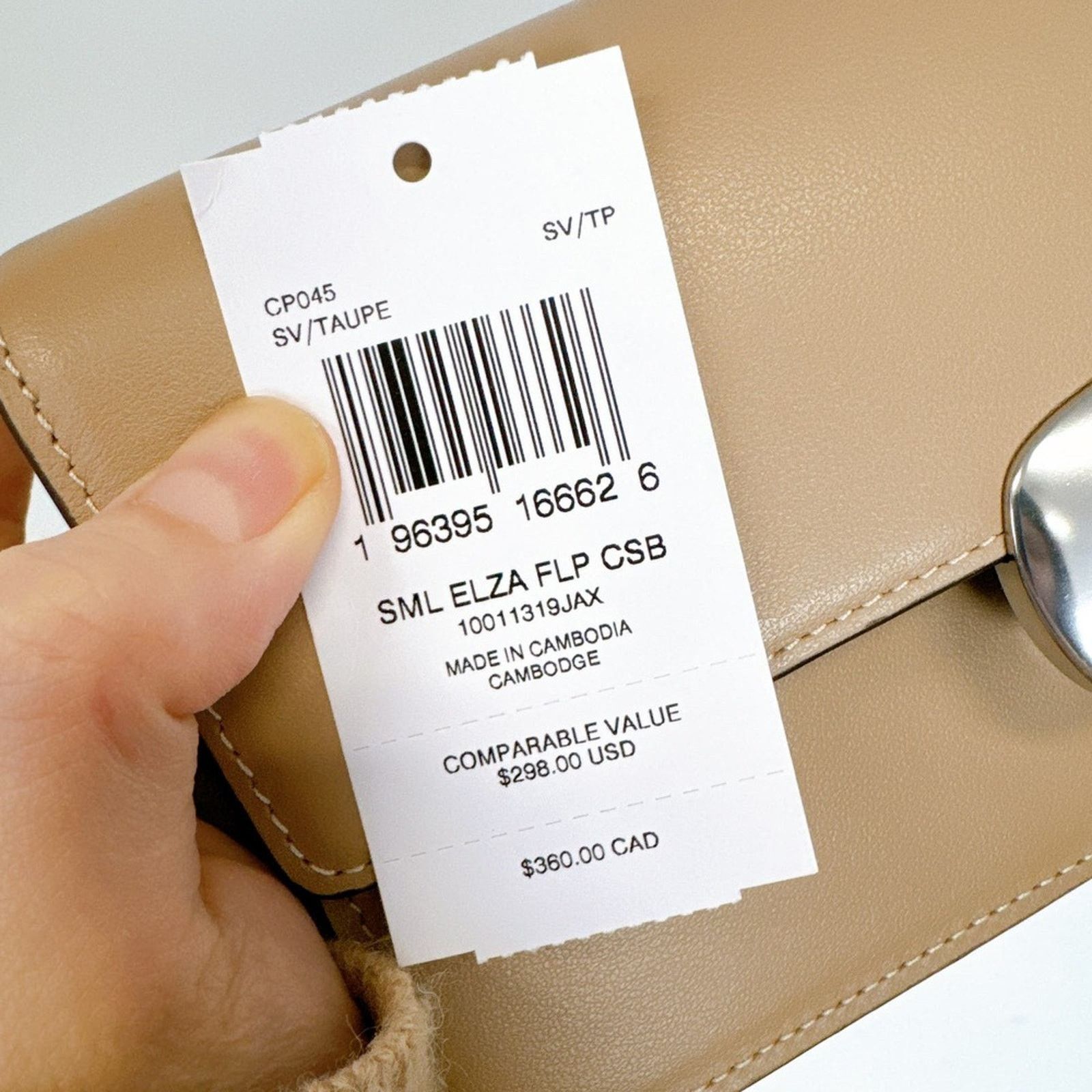 Coach Coach CP045 Eliza Small Flap Crossbody IN Taupe Size ONE SIZE - 7 Thumbnail